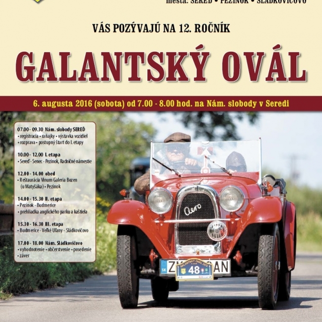 12. ročník súťaže historických vozidiel GALANTSKÝ OVÁL